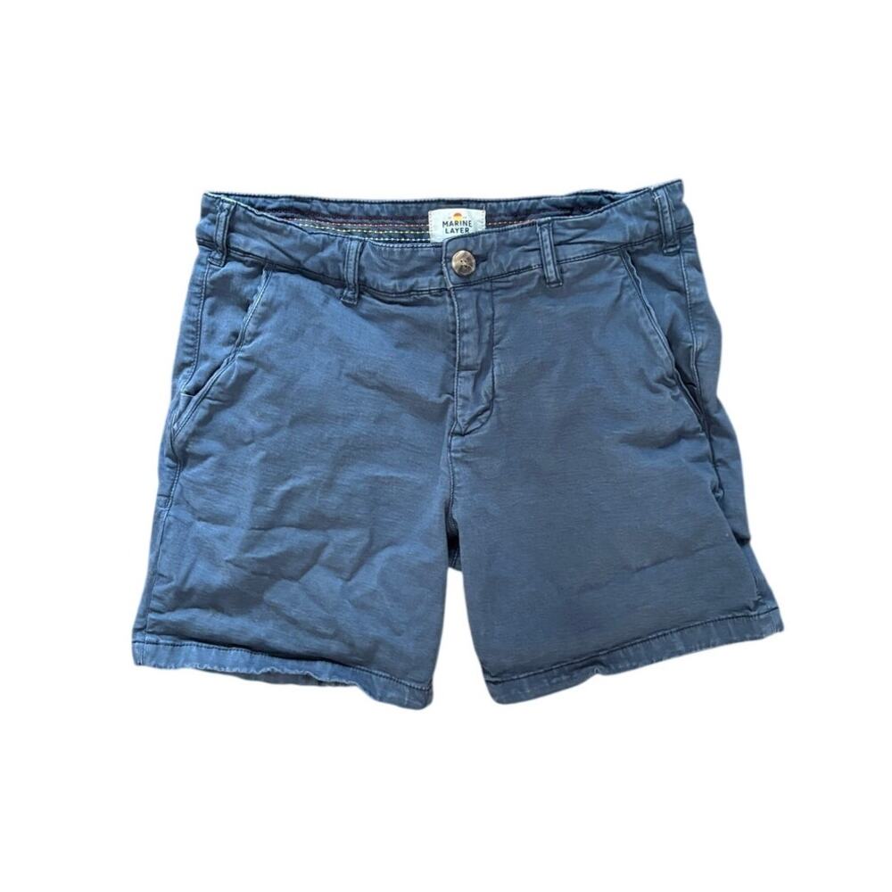 Marine Layer Dark Blue Chino Shorts Summer Casual